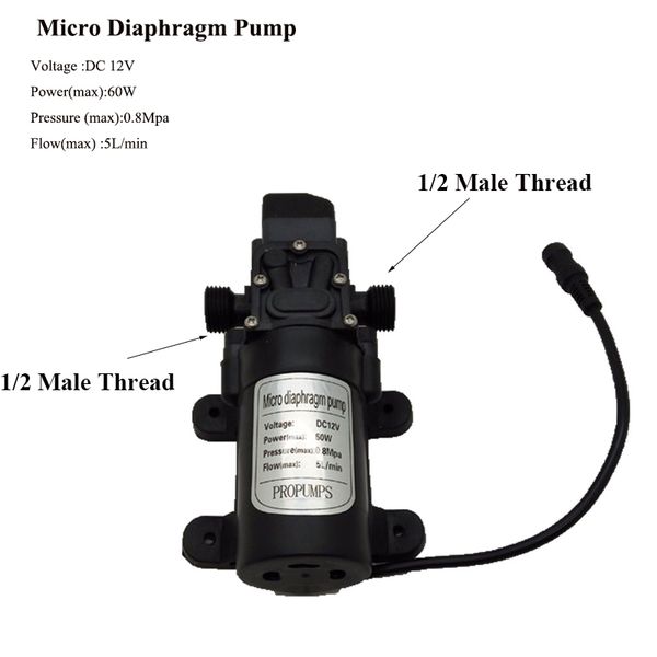 Pompe à brume à pulvérisation en extérieur 12V DC Micro Diaphragm Booster Nebulizer for Fog Machine
