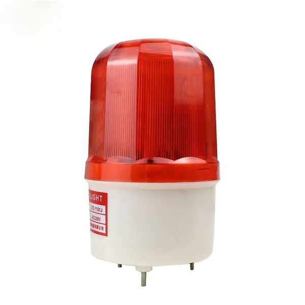 Impermeabilización al aire libre 12V 24V 110V 220V CUATRO Color Rotante Flashing Light Alarma STROBE STROBE Lámpara LED con sonido