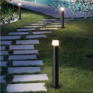 Outdoor Waterdicht 15W LED Garden Licht Lawn Lamp Moderne aluminium pilaar Courtyard Villa Landschap Bolards Lampen