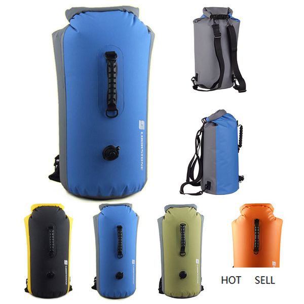 Bolsa seca impermeable para exteriores, mochila de PVC, bolsa para kayak, Rafting, canotaje, senderismo en el río, piscina, bolsa de almacenamiento para Kayak