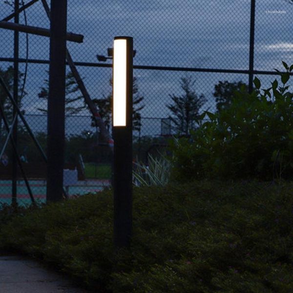 Poste alto impermeable al aire libre del césped de la columna del chalet de la luz del jardín del paisaje LED