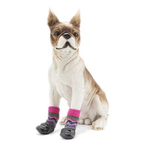 Chaussettes d'extérieur imperméables et antidérapantes, anti-taches, 4 pièces/ensemble, chaussons pour chiens et chats, protection des pattes, pour petits et grands chiens
