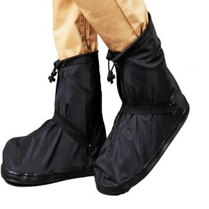 Couverture de chaussures de pluie imperméable extérieure mode Allmatch Boots noirs dépassent les accessoires zapatos pour hommes et femmes 231221