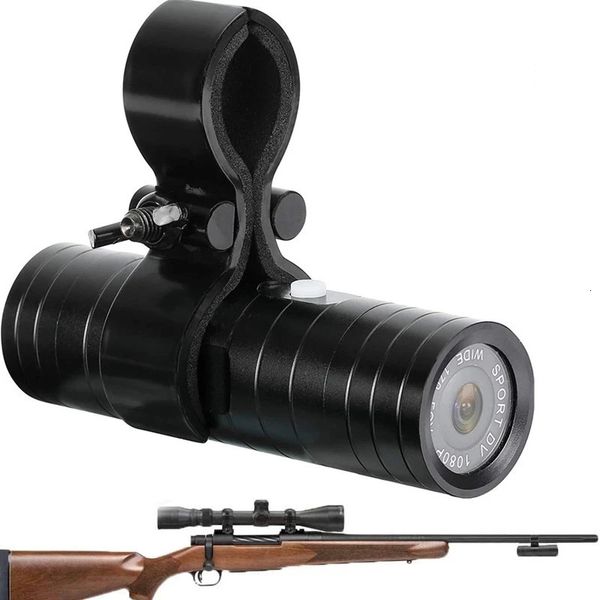 Cámara salvaje al aire libre 170 FOV HD 1080P trampas para armas para Rifle caza cámara de acción impermeable con montaje Hunter 240104