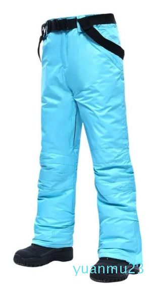 Pantalones de nieve para parejas, resistentes al viento, impermeables, cálidos, para invierno, esquí, Snowboard, ciclismo, Camping