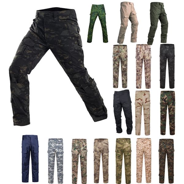 Outdoo táctico BDU ejército ropa de combate pantalones de camuflaje Woodland caza tiro Camo batalla vestido uniforme NO05-007B