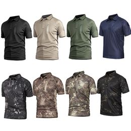 Tactisch BDU Army Combat Shirt Quick Dry Camouflage T-shirt Outdoor Woodland Hunting Shooting Battle Dress Uniform No05-126