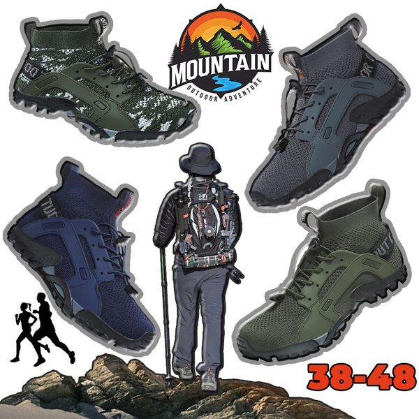 Al aire libre Ir Senderismo Zapatos de diseño Caminatas Mujeres para hombre Transpirable Para hombre Zapato de montaña Aantiskid Resistente al desgaste Zapatillas de deporte Entrenador corredores