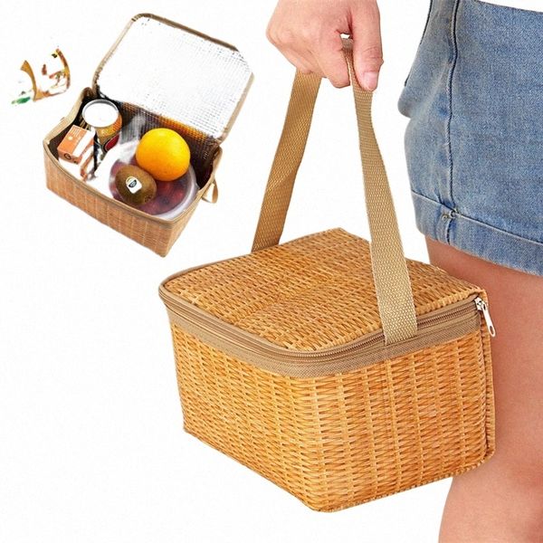 extérieur portable imitati hoard picnic picnic thermal isolater pochet cam cam panier tote plus cool tote apporter farine crainer d8cf #