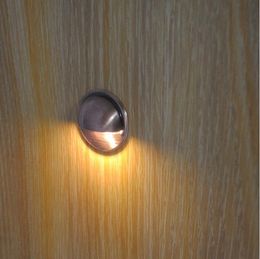 Escaliers extérieurs Lampes LED 0.4W Couverture demi-lune Alliage de zinc Lumière LED Bronze Couleur IP65 DC 12V 10LM Lumière LED pour Escaliers Marches Couloir Déco