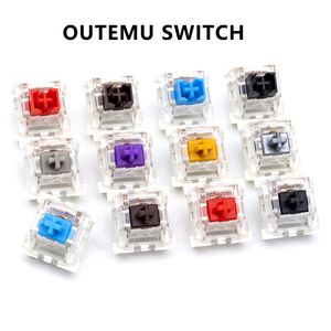 OUTEMU -schakelaar voor mechanische toetsenbordschakelaars 3PIN Clicky Linear Tactile Silent Switchs RGB Gaming Compatible Cherry MX