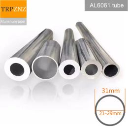 Diamètre extérieur 31 mm 6061 tube de tuyau en aluminium OD31 mm diamètre intérieur 29 mm 27 mm 21 mm tube en aluminium creux tube en alliage en aluminium