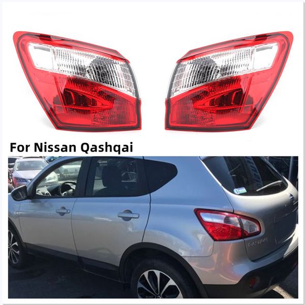 Feu arrière latéral extérieur pour Nissan Qashqai 2007 2008 2009 2010 EU feu de stop arrière clignotant antibrouillard accessoires
