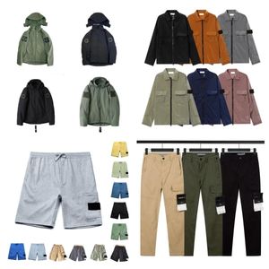 Vêtements d'extérieur Designer Badges Zipper Chemise Veste Lâche Style Printemps Automne Hommes Top Oxford Respirant Portable High Street Stones Island Vêtements Jacke Pfgd