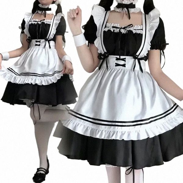 Traje para uniforme escolar Kawaii de talla grande, conjunto de disfraz de My Hero Academia con Maid Dr y Lolita O23K #