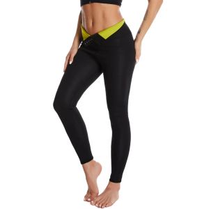 Outfit Neopreen Sauna Zweetlegging Dames Afslankende Naadloze Leggins Push Up Hoge Taille Body Shaper Sport Yoga Broek Fitness Panty