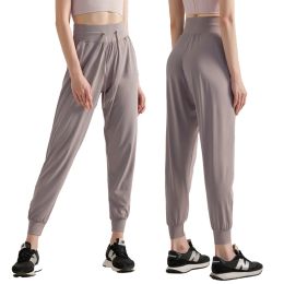 Outfit Femmes Jogger Solid Activewear Taille Haute Yoga Pantalon de survêtement Stretch Séchage rapide Printemps Automne Sports Entraînement Lounge Gym Pantalon de course