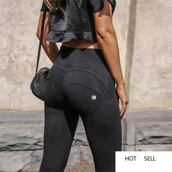 Completi leggings neri da donna palestra yoga lucido seconda pelle compressione corsa femminile sexy