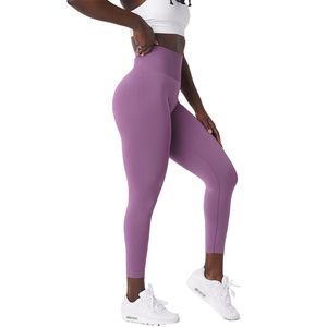 Tenues Leggings sans couture solides Yoga femmes collants d'entraînement doux pantalons de Fitness vêtements de sport Spandex