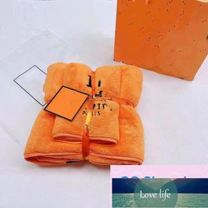 Sortie corail velours marque de mode serviette de bain ménage séchage rapide serviettes absorbantes ensemble serviette de plage cadeau