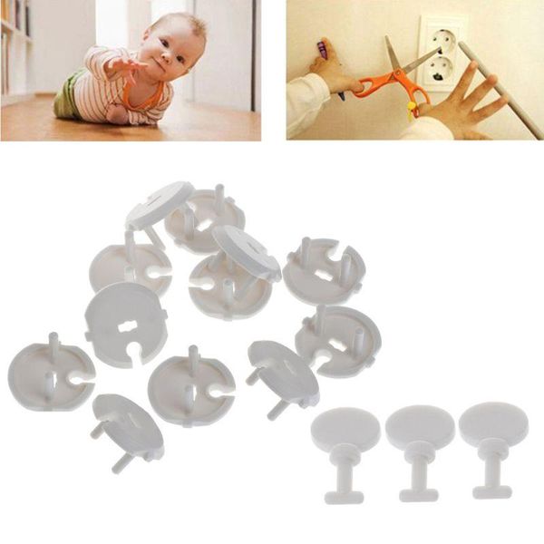 Cubiertas de salida 12 piezas Cubierta protectora de enchufe estándar francés y 3 piezas Protección de llave para bebé Kit de seguridad para niños CareOutlet Outl