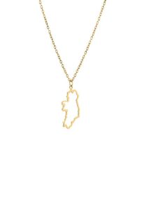 Contour de la République d'Irlande Collier Collier Collier Continent Dublin Colliers Pendants pour la patrie Hometow