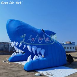 Offen Sanding Design 7 meter Lenght opblaasbare Shark Tunnel Tent Air Blown Animal for Outdoor Big Event Party Advertising Decor