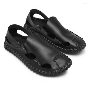 Buiten Men S Summer Driving Sandalen Draag Fashion Casual Everything Big Size Ummer Andals Ize