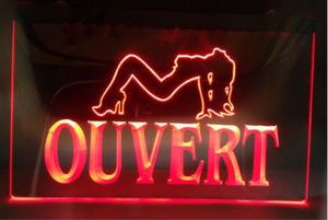 OUVERT Sexy Sex Led Neon Enseigne lumineuse groothandel dropshipper Home Decor Crafts Night Commercial Restaurantbar