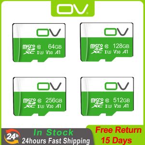 OV original 16 Go 32 Go 64 Go 128 Go 256 Go 512 Go Micro Mini SD 10 Class Flash Memory Video TF Carte V30 Cartes de surveillance haute vitesse