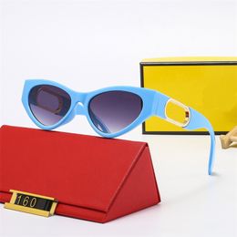 Ovale ontwerper zonnebrillen heren dames half frame warm verkoop stralingsbescherming bril hiphop strand zwem gemengde kleur brillen brillen