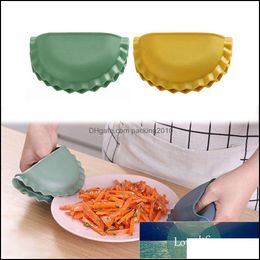 Oven wanten bakware keuken eetbalk huizen tuin 1 st sile hittebestendige handschoenen clips insation non stick antislip pot bowl houder clip