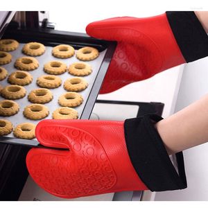 Oven wanten bakhandschoen niet slip waterdichte hittebestendige geïsoleerde pothouder huis keukentools bbq picknick restaurant koken mitt