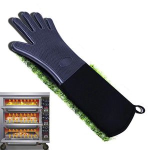 Ovenwanten Huishoudelijke BBQ-ovenhandschoenen Hittebestendige handschoenen Siliconen bakken Ovenwanten Barbecue Warmte-isolatie Magnetronhandschoenen Wanten 231109