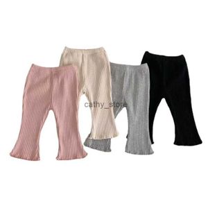 Salopette bébé pantalon été pantalon mince nouveau-né garçon pantalon extensible enfant en bas âge garçons fille vêtements couleur unie vêtements pour bébés pour enfants L231114