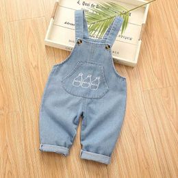 Everlys ienens ropa para niños ropa para bebés para niñas de niñas dungary juego de juego de bebé de jeans jeans para niños pequeños D240515