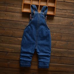 Salopette Infantile Bébé Salopette Pantalon Denim Jeans Garçon Bande Dessinée Longue Combinaison Vêtements Garçon Enfants Toddler Vêtements Pantalons sdfewf 230608