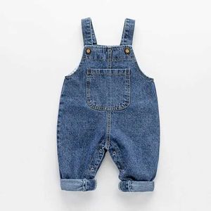 Saut tronçon Rompers Nouvelle robe en dentelle Baby Girl Boy Top Couleur Couleur continue courte Childrens Denim Top Jumps Cuit WX5.26