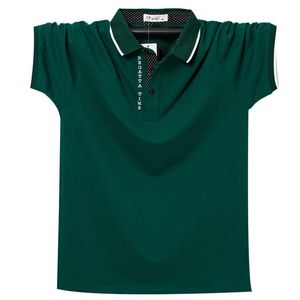 Oversize 6XL Polo pour hommes Summer Men's Regular-Fit Golf Polo Shirt Casual Fat Hommes Vêtements Designer Polo 210623