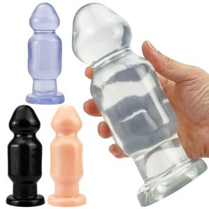 Plug anal surdimensionné gode stimuler l'anus et le vagin long plug anal masturbateur pénis doux dilatateur anal jouets sexuels pour femmes et hommes 240106