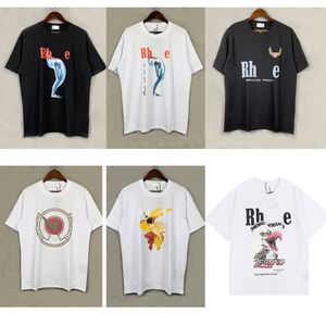 Oversize BOX PERSPECTIVE T Shirt D'été Hommes Femmes Vintage Tee Couleur Imprimer Tops T-shirts À Manches Courtes