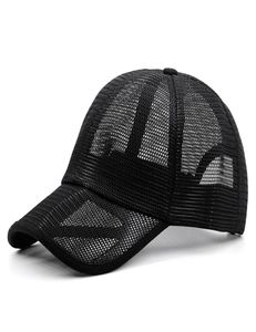 Oversize volledige mesh zon hoed mannelijke zomer cool rijsport cap dame peak hoeden mannen plus size honkbal caps 5560 cm 6066cm 2010273905125