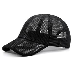 Oversize full mesh zonnehoed mannelijke zomer cool riding sport cap dame piek hoeden mannen plus size baseball caps 5560cm 6066cm 2010273869755