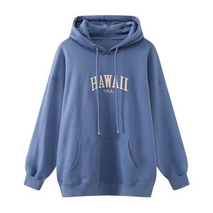 Surdimensionné Filles Streetwear Lâche Hoodies Automne Mode Dames Élégant Coton À Capuche Casual Femme Chic Pulls Femmes Mignon 210909