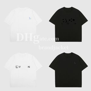 Men de surdimension TEES LETTRE LEXURIE TOPS IMPRESSIONS Brand d'été Tshirt Streetwear décontracté Daily Dressing pour jeunes