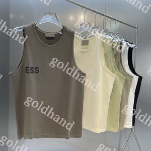 Oversize heren tanktops ESS Gedrukte mouwloze t -shirt ontwerper Summer Sport Vest Clothing