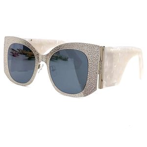 Oversized Cat's Eye-zonnebril Dames dik frame Outdoor Street Fashion Lentes De Sol Mujer