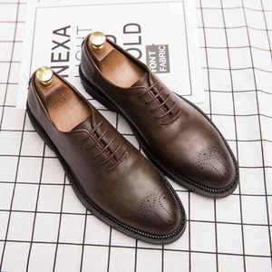 Moda de gran tamaño Shoes Formal Oxford Block Bloque de cuero casual British Business Trendy