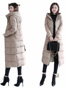 surdimensionné à capuche Slim Lg Parkas hiver épaissir chaud vêtements de neige manteau rembourré pour femme fermeture éclair couleur unie décontracté matelassé pardessus x5AC #