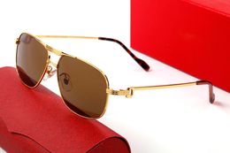 Übergroße Herren-Sonnenbrille, Designer-Damenmode-Brille, doppelte Brücke, polarisierte Sonnenbrille, Anti-Blaulicht-UV-Linse, Metallrahmen-Schraubendreher